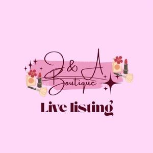 💕Like this listing to be notified Next Live💕